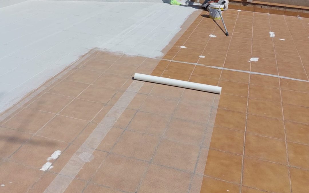 Reparación e impermeabilización de terraza de comunidad en Terrassa Barcelona