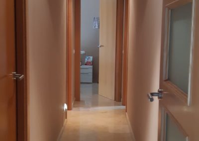 Antes de la colocación de parquet en Badalona para particular