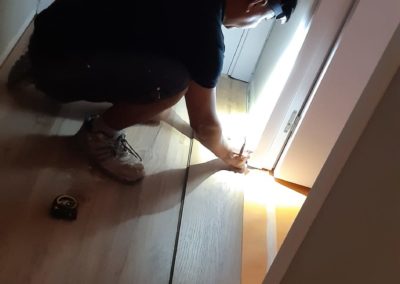Después de la colocación de parquet para particular en Badalona 0
